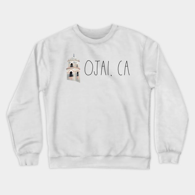 Ojai, CA Crewneck Sweatshirt by MSBoydston